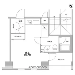 コンフォリア愛宕【8階】の間取り