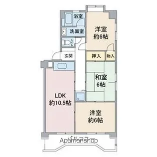 レジデンス オーミ【3階】の間取り