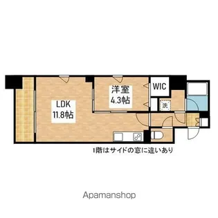 ポルタニグラ千種【6階】の間取り
