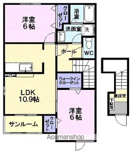 MIRAI【2階】の間取り