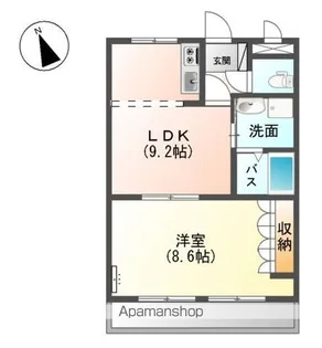 L’ESPACE HEUREUX【2階】の間取り