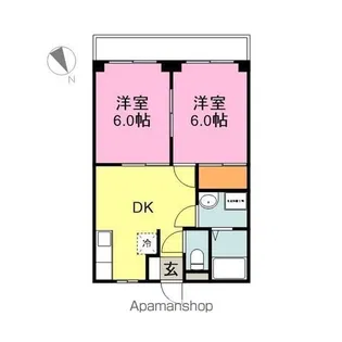 長南ハイツ【1階】の間取り