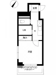スカイコート日本橋浜町第2【403号室号室】の間取り