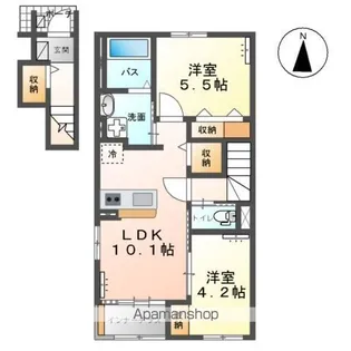 SAKURA【2階】の間取り