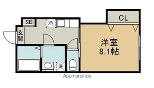 グリュックスハイム文化町Ⅰ【2階】の間取り