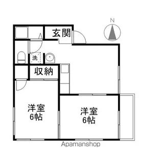 メゾン・ド・やまN【2階】の間取り