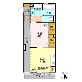 ラウレア【1階】の間取り