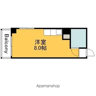 LUCIR十日市【405号室】の間取り
