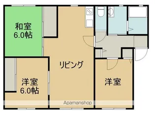 吉田HDSハイムA棟【205号室】の間取り
