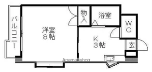 サンライズマンション【403号室】の間取り