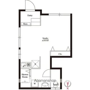 カーサKOMONE【1階】の間取り