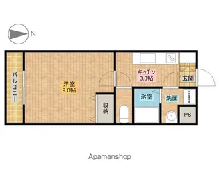 エレンシア【5階】の間取り
