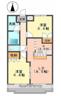 フレンドリーハイムSHIMURA【2階】の間取り