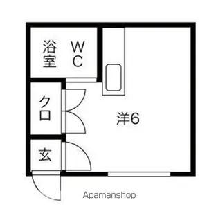 サニーハイツA棟【13号室】の間取り