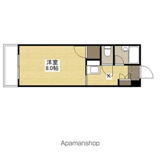 リマーカーブル己斐【509号室】の間取り