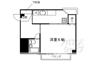 じゅらくハイツ【302号室】の間取り