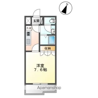 コートダジュールIN桃ヶ丘B棟【2階】の間取り