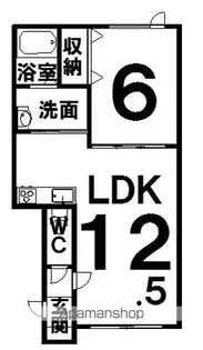 マリアージュⅡ【2階】の間取り