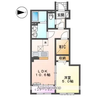 仮)リバーヒルズ大多羅【1階】の間取り