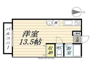グリーンシティ北洞【1階】の間取り