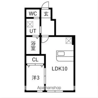 グラージアス(GRAJIAS)【102号室】の間取り