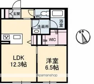 グランベレオ【1階】の間取り