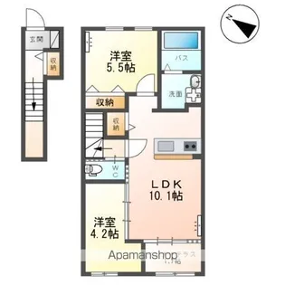 SK HOUSE【2階】の間取り
