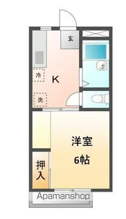 メゾンレスポワールC【201号室号室】の間取り