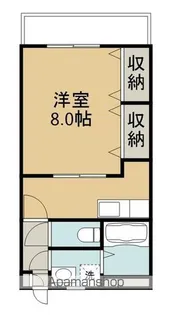 岩本ビル Ⅴ【203号室】の間取り
