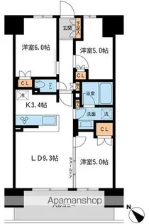 BLESS宮崎台【1階】の間取り