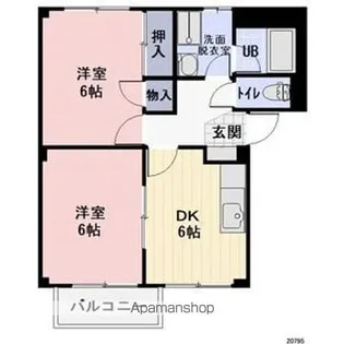 陽のあたる丘 B【1階】の間取り