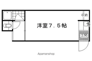 たつみ荘【202号室】の間取り