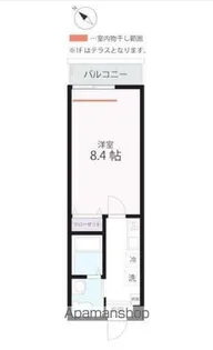 ハーミットクラブハウスGRULLA【1階】の間取り