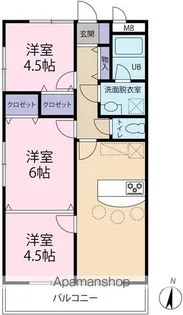 ABCコーポ【1階】の間取り