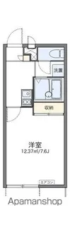 レオパレスランド諸岡【1階】の間取り