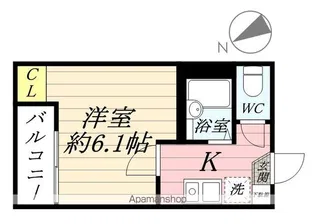 パールハウス横浜鶴見【1階】の間取り