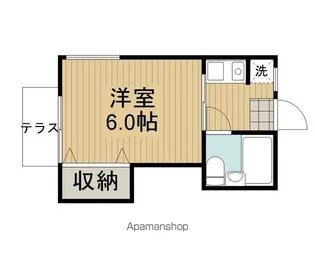 安曇野コーポ【101号室】の間取り