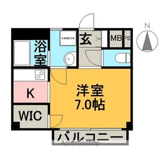 エスポワール穂並Ⅰ【2階】の間取り