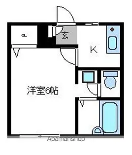 E・メゾン【102号室】の間取り