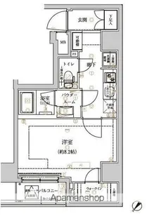 ルクレ押上【10階】の間取り