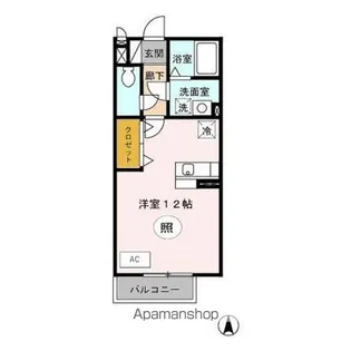 セジュールモナリエ笙【2階】の間取り