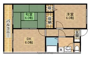 Uコート【3階】の間取り