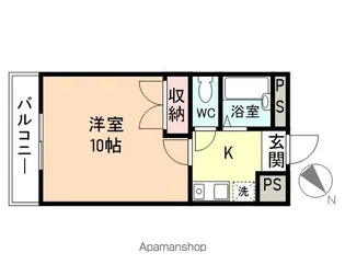 アンサンブル山室【3階】の間取り