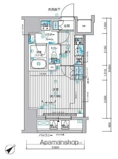 メインステージ押上Ⅴ【4階】の間取り