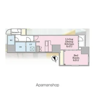 プレール・ドゥーク錦糸公園前【5階】の間取り