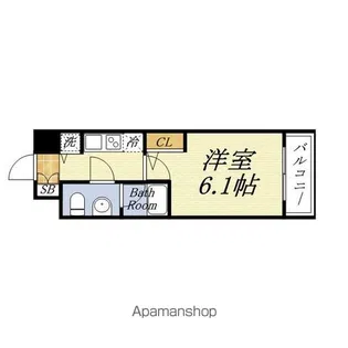エスライズ大阪ドームレジデンス【3階】の間取り