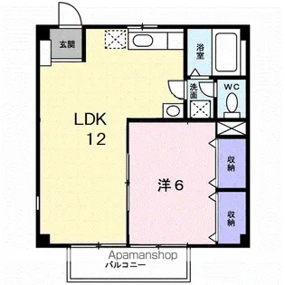 コーブル【1階】の間取り