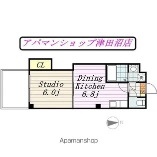 プレジール(PLAISIR)【1階】の間取り