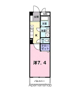 パークサイドヴィラ【3階】の間取り