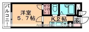レオパレスフジニューコート【3階】の間取り